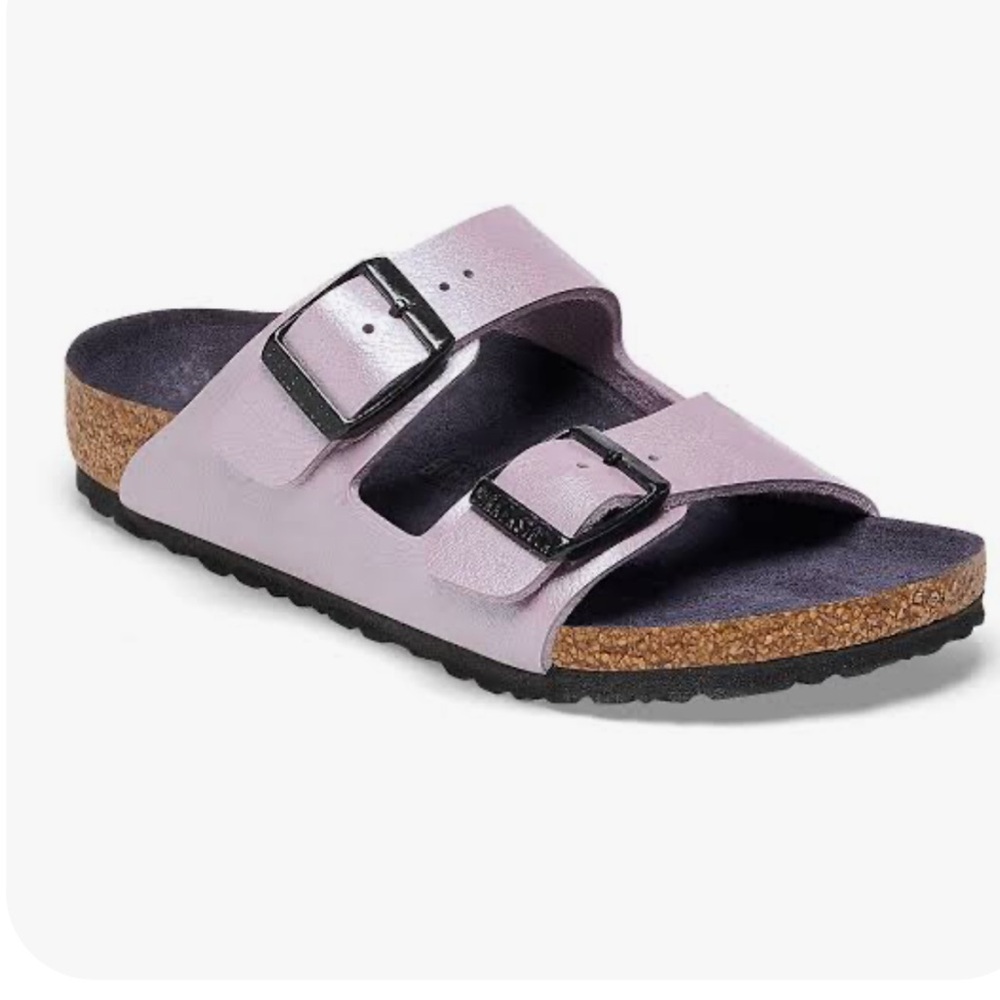 Birkenstock Arizona Kids Birko-Flor Graceful Orchid Lilac EUC